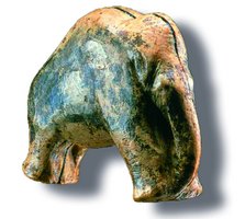 Mammoth figurine from Vogelherd Cave.
