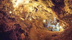 Inside view of Hohle Fels in the Ach Valley. Copyright, picture credit: H. Parow-Souchon.